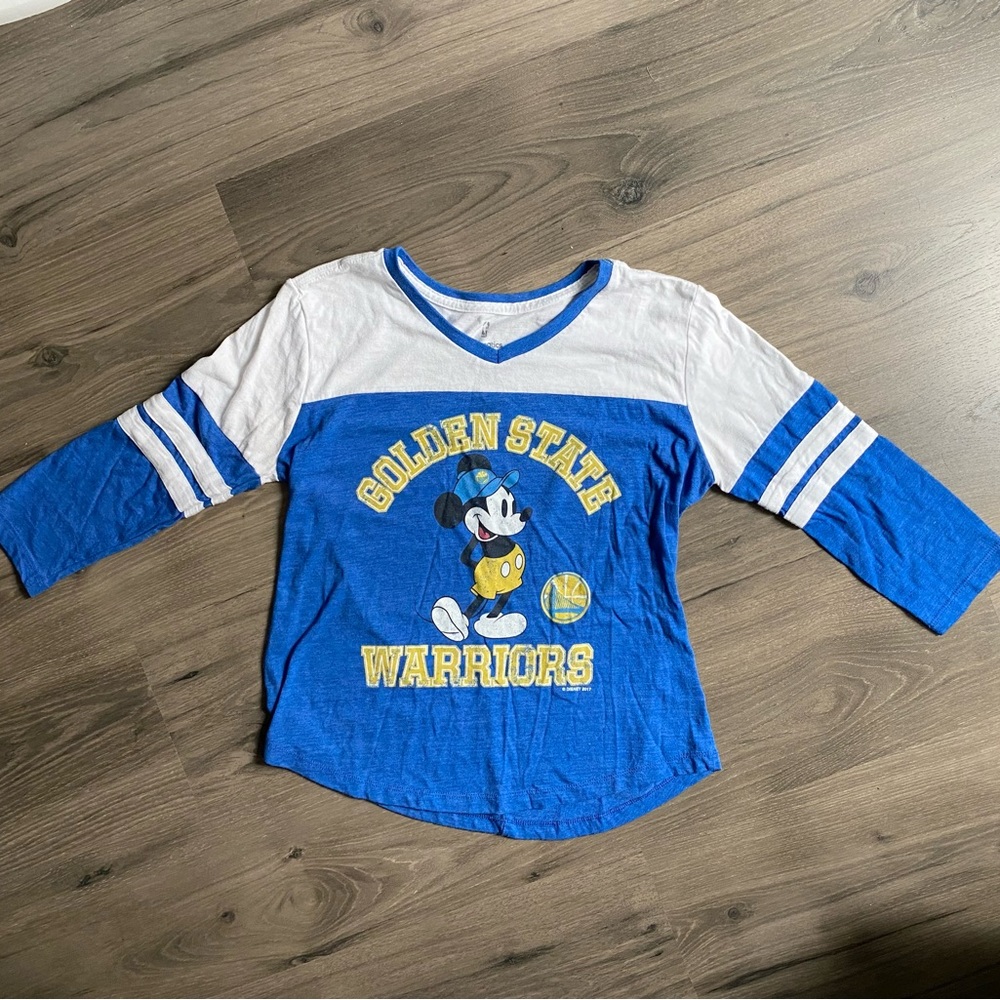 Mickey Mouse Golden State Warriors shirt